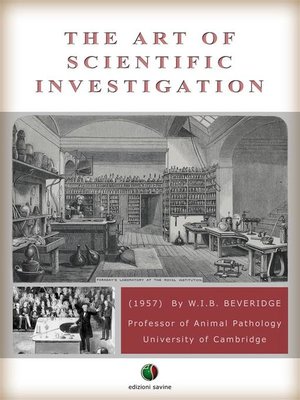 cover image of The Art of Scientific Investigation